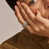 Bold Structure Ring - L model