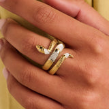 Pearl Snake Ring