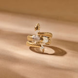 Pearl Snake Ring