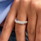 Zirconia Crossover Ring - S model