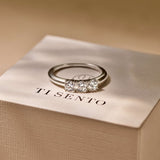 Classic Triple Zirconia Ring