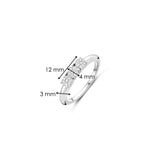 Classic Triple Zirconia Ring
