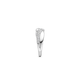 Twisted Zirconia Ring