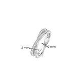 Zirconia Crossover Ring - XS model