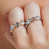 Round Zirconia Ring