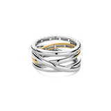 Structured Zirconia Crossover Ring