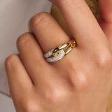Zirconia Connected Ring