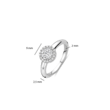 Classic Zirconia Ring Round