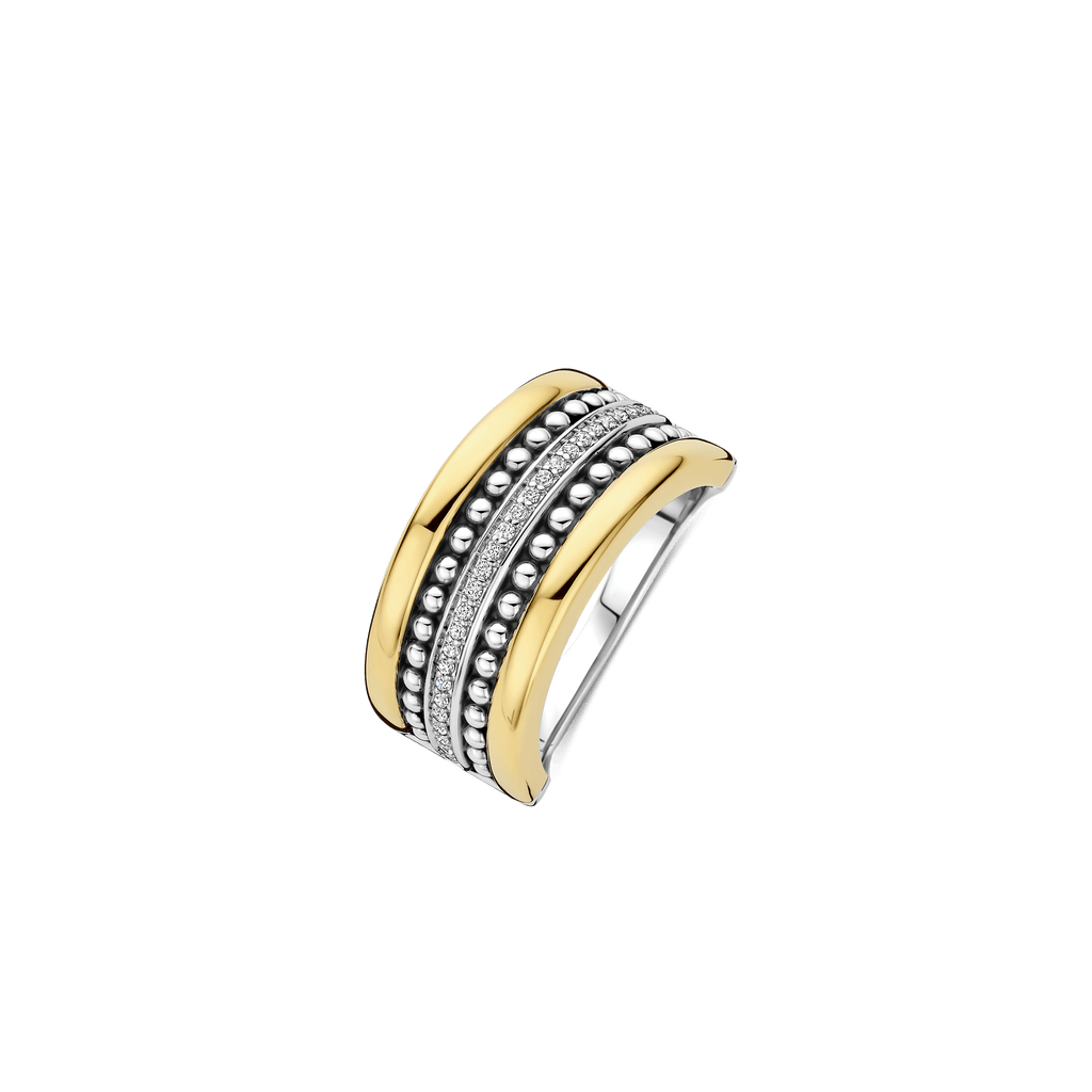 Gold Structure Ring – TI SENTO