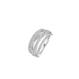 Stardust Zirconia Crossover Ring - M model