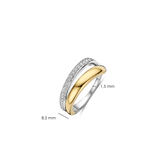 Asymmetric Open Zirconia Ring
