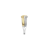 Contrast Knot Zirconia Ring