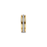 Triple Open Band Zirconia Ring Gold Vermeil
