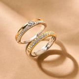Tennis Ring Gold Vermeil