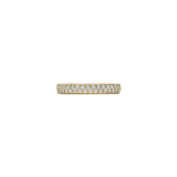 Tennis Ring Gold Vermeil
