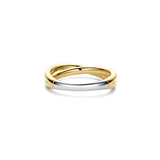 Black Zirconia Crossover Ring - XS model