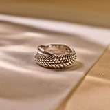 Bold Structure Ring - M model