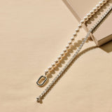 Pearl Bracelet with chain