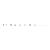 Pearl Cushion Charm Bracelet