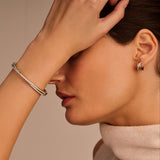 Zirconia Crossover Bangle