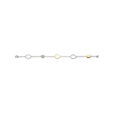 Bracelet with stones and zirconia