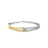 Zirconia Connected Bangle