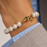 Icon Pearl Bracelet Gold Vermeil