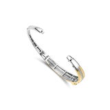 Blue Cushion Structure Bangle