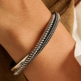 Crossover Structure Bangle