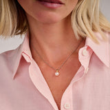 Necklace with pearl