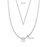 Baguette Tennis Necklace