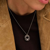 Zirconia Circle Necklace