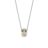 Triple Circle Zirconia Necklace