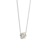 Zirconia Crossover Necklace