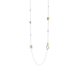 Cross Connected Charm Necklace