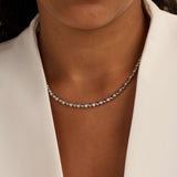 Round Zirconia Necklace