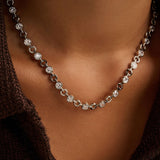 Round Zirconia Necklace
