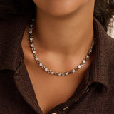 Round Zirconia Necklace