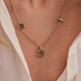 Layered Cushion Necklace