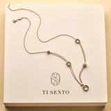 Layered Cushion Necklace