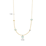 Layered Cushion Necklace
