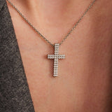Zirconia Cross Necklace