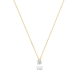 Chain Zirconia Necklace