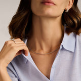 Round Silver necklace