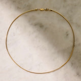 Round Gold Vermeil Necklace