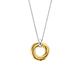 Twisted Circle Gold Vermeil Necklace