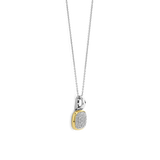 Zirconia Cushion Necklace with pendant