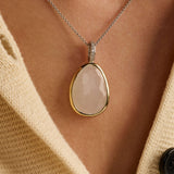 Necklace with Luxury stone pendant