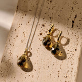 Necklace with Luxury stone pendant