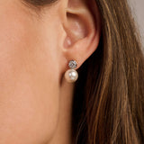 Zirconia Pearl Earstuds